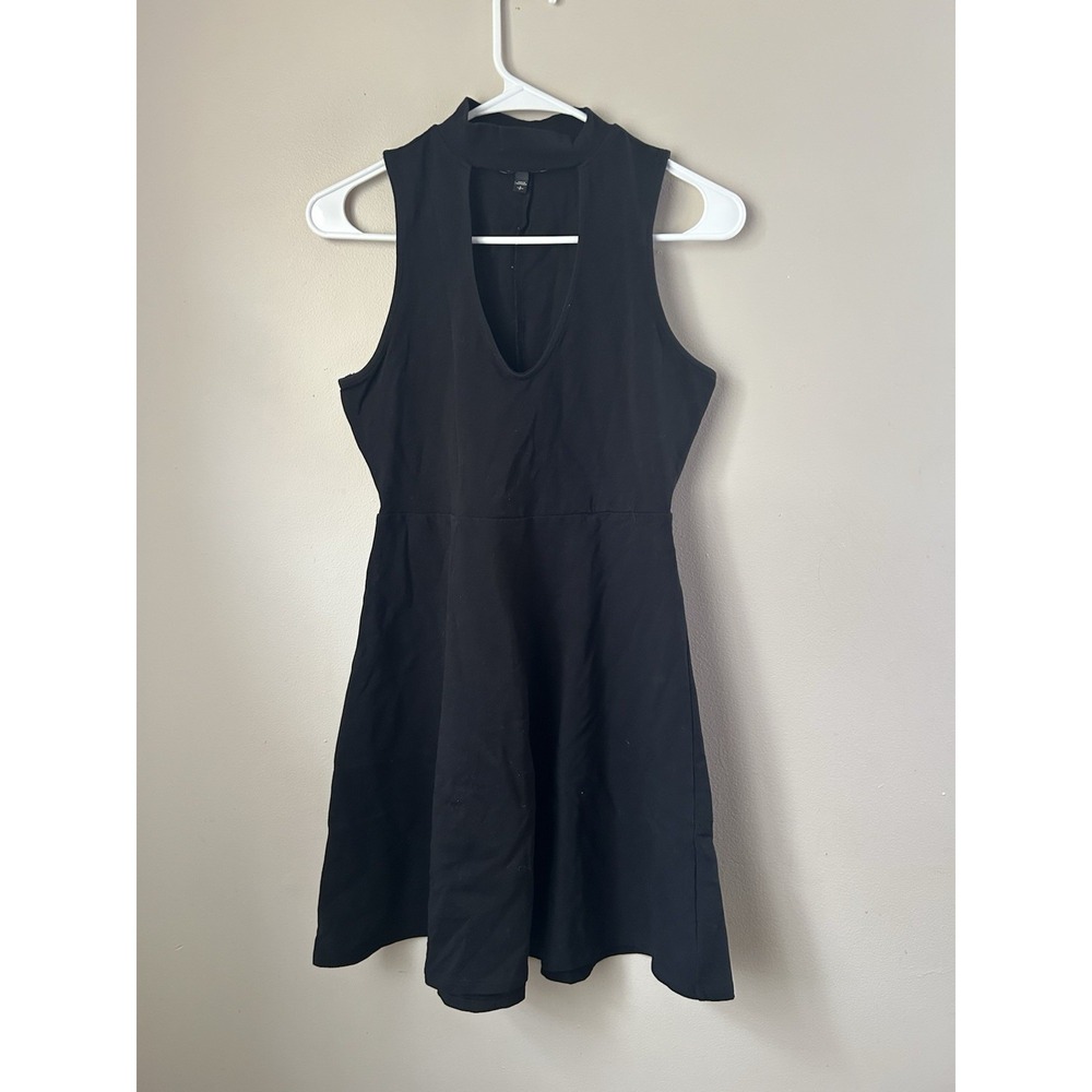 Y2K Express Mini Dress Cut Out Size S Casual Office Everyday‎ Whimsigoth Grunge